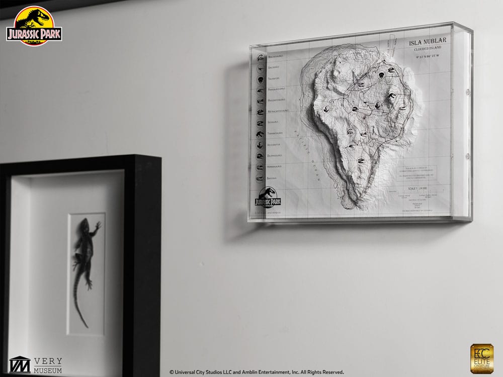Jurassic Park Topographische Karte Isla Nublar Image 11