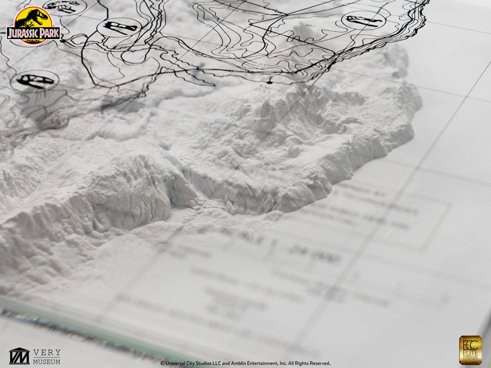 Jurassic Park Topographische Karte Isla Nublar Image 18