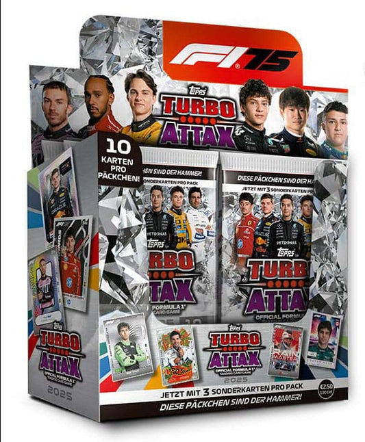 Formel 1 Turbo Attax TCG 2025 Booster Display (24) *Deutsche Version* Image