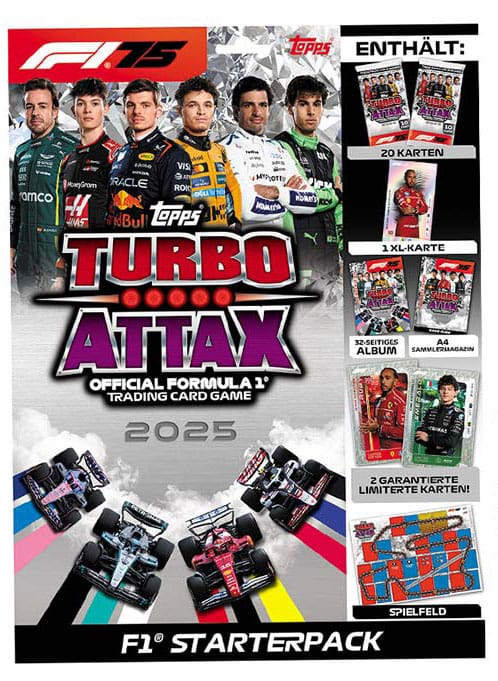 Formel 1 Turbo Attax TCG 2025 F1 Starterpack *Deutsche Version* Image
