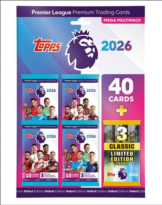 Premier League 2025/26 Trading Cards Mega Multipack Image