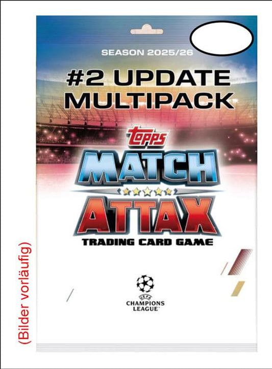 UEFA Champions League Match Attax Trading Cards 2025/26 Mega Multipack Update Star Ballers *Deutsche Version* Image