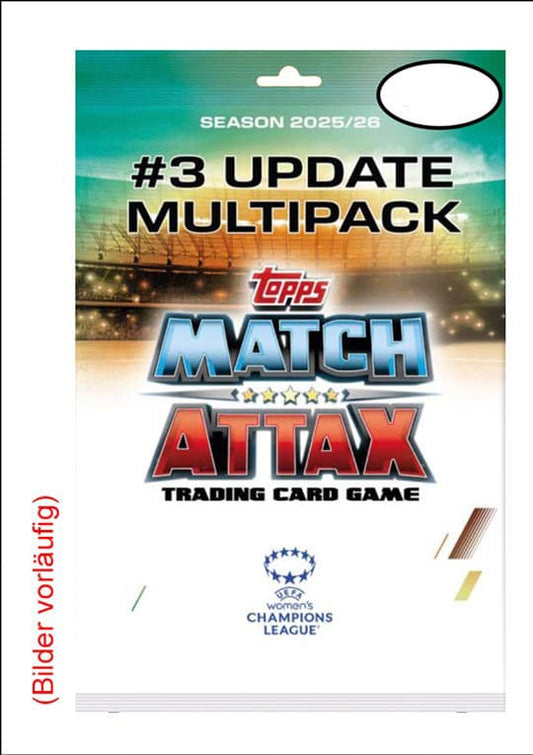 UEFA Women's Champions League Match Attax Trading Cards 2025/26 Mega Multipack Update Queens of Europe *Deutsche Version* Image