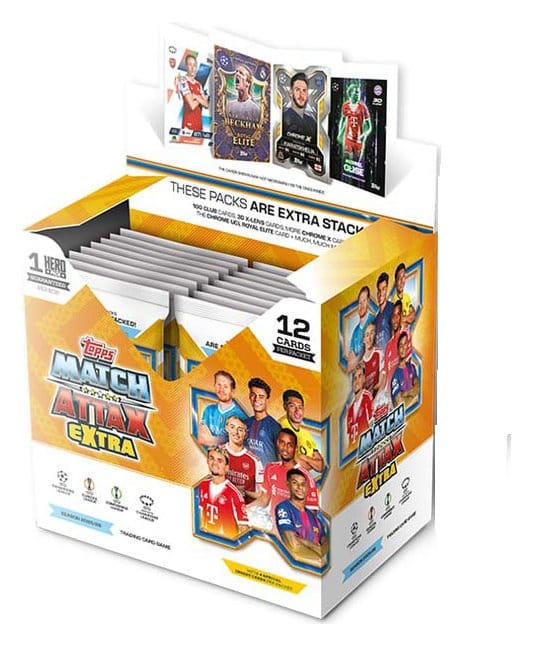 UEFA Champions League Match Attax Extra Trading Cards 2025/26 Booster Display (32) Image 1