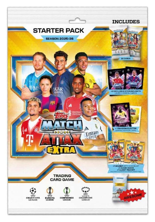 UEFA Champions League Match Attax Extra Trading Cards 2025/26 Starter Pack Image
