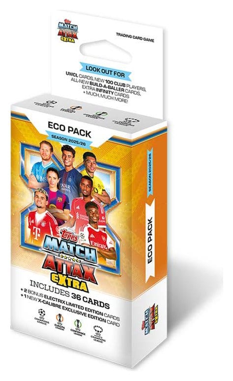 UEFA Champions League Match Attax Extra Trading Cards 2025/26 Eco Pack Image