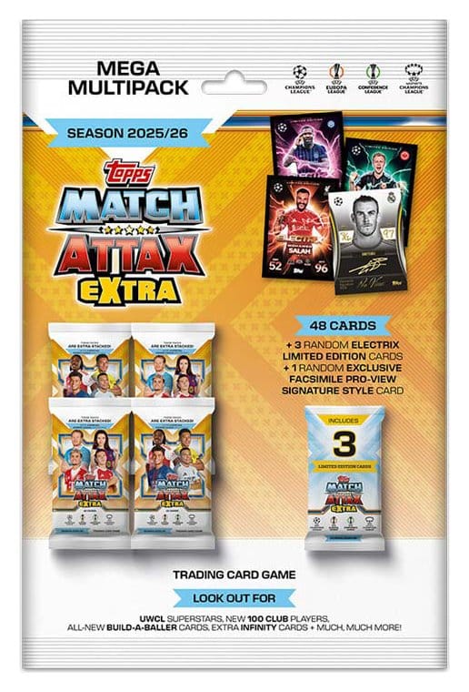 UEFA Champions League Match Attax Extra Trading Cards 2025/26 Mega Multipack Image