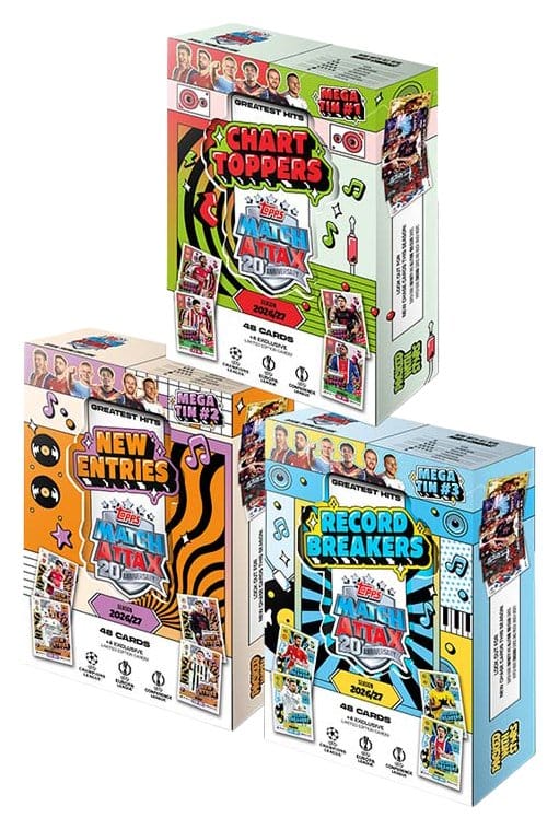 UEFA Club Competition Match Attax 2026/27 Sammelkarten Greatest Hits Mega Tin Image