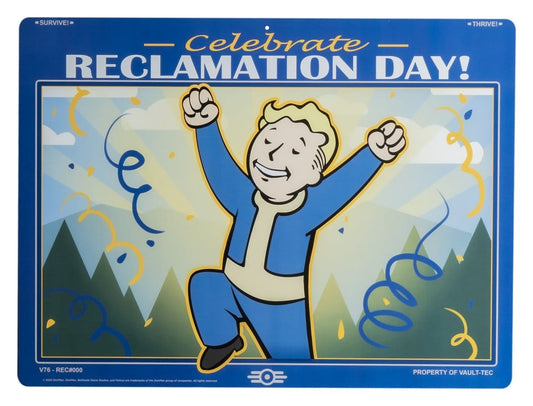 Fallout Me­tall­schild Reclamation Day Image 1