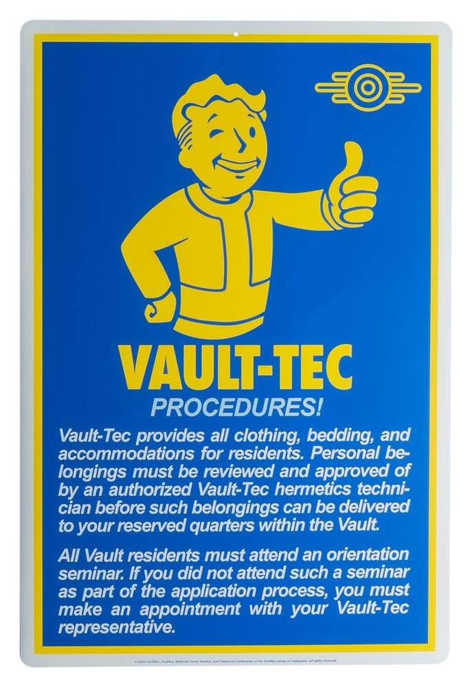 Fallout Me­tall­schild Procedures Image 1