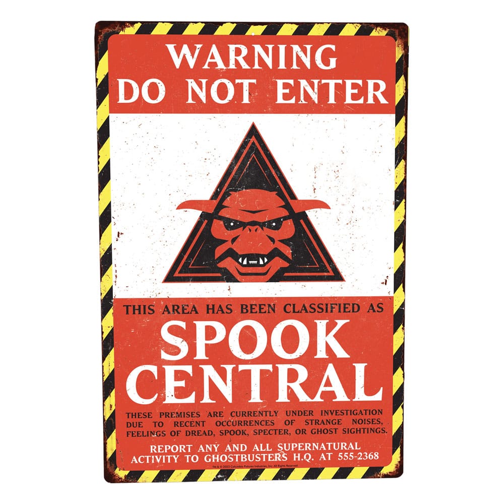 Ghostbusters Me­tall­schild Spook Central Image