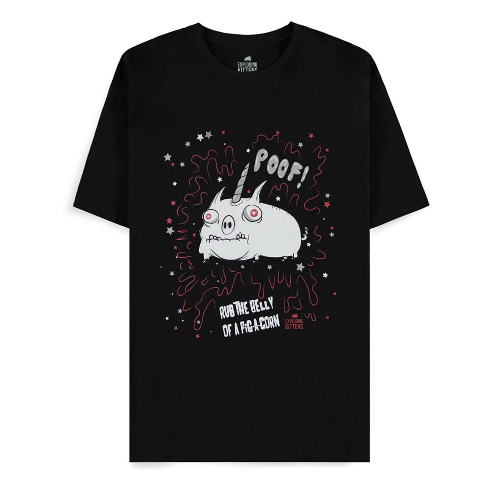 Exploding Kittens T-Shirt POOF! Größe S Image 1