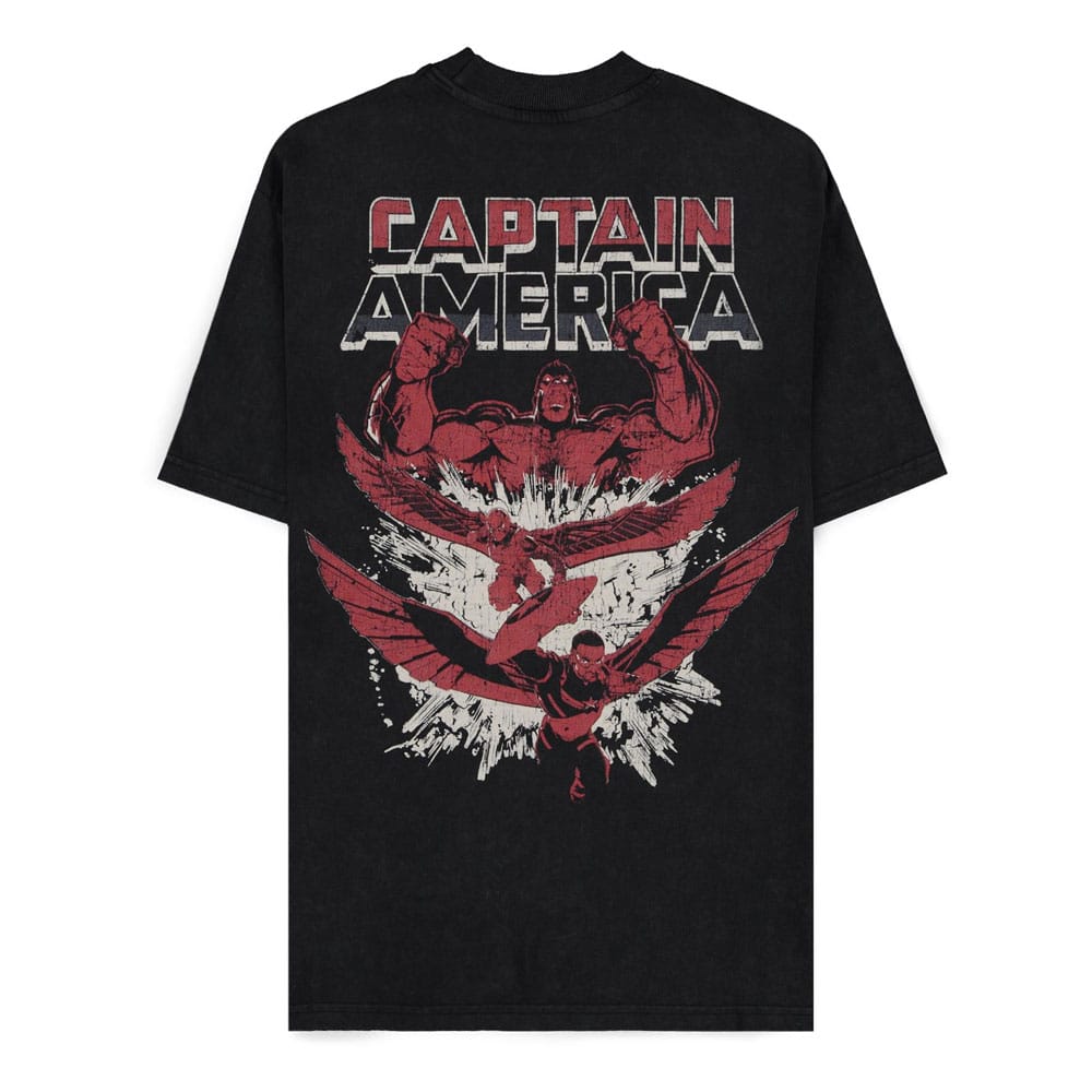 Captain America Brave New World T-Shirt 3 Heroes  Größe L Image 1