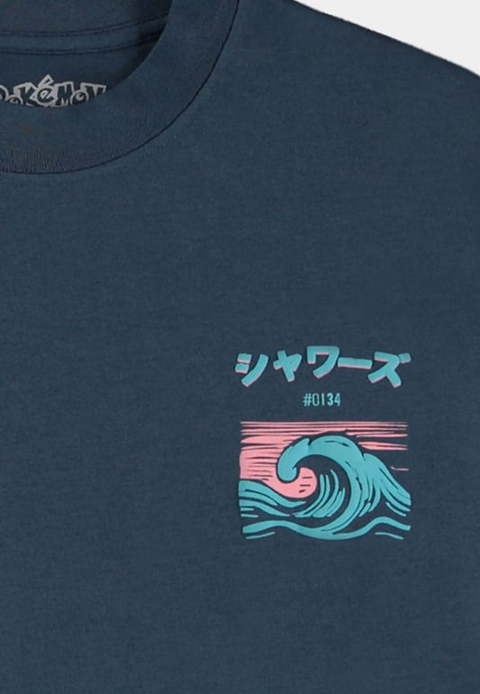 Pokémon T-Shirt Navy Aquana Größe L Image 2