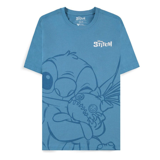 Lilo & Stitch T-Shirt Hugging Stitch  Größe L Image 1