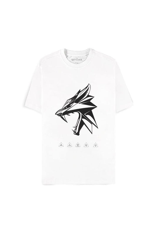 The Witcher Wild Hunt T-Shirt Wolf Head Größe XL Image 1