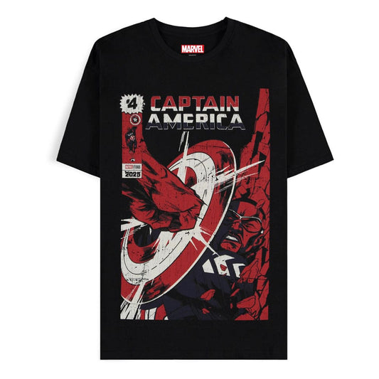 Captain America Brave New World T-Shirt Retro Größe S Image 1