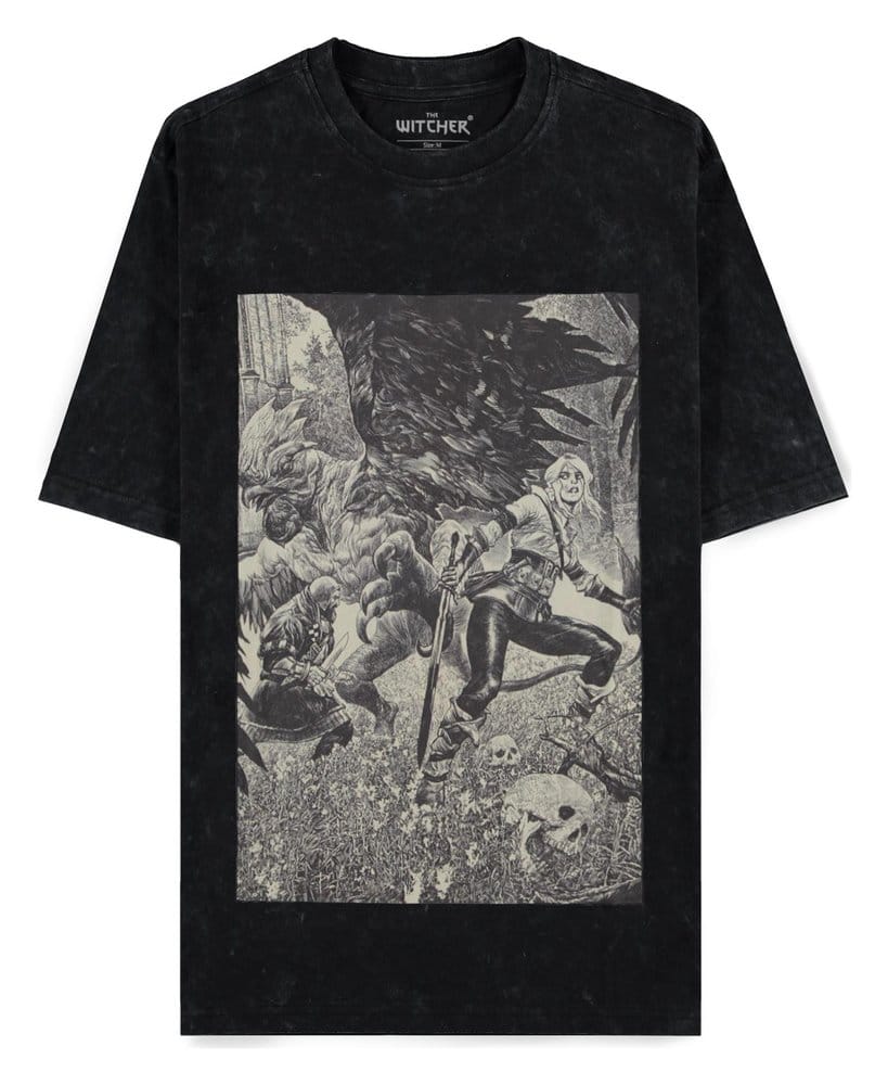 The Witcher T-Shirt Ciri and the Basilisk L Image 4