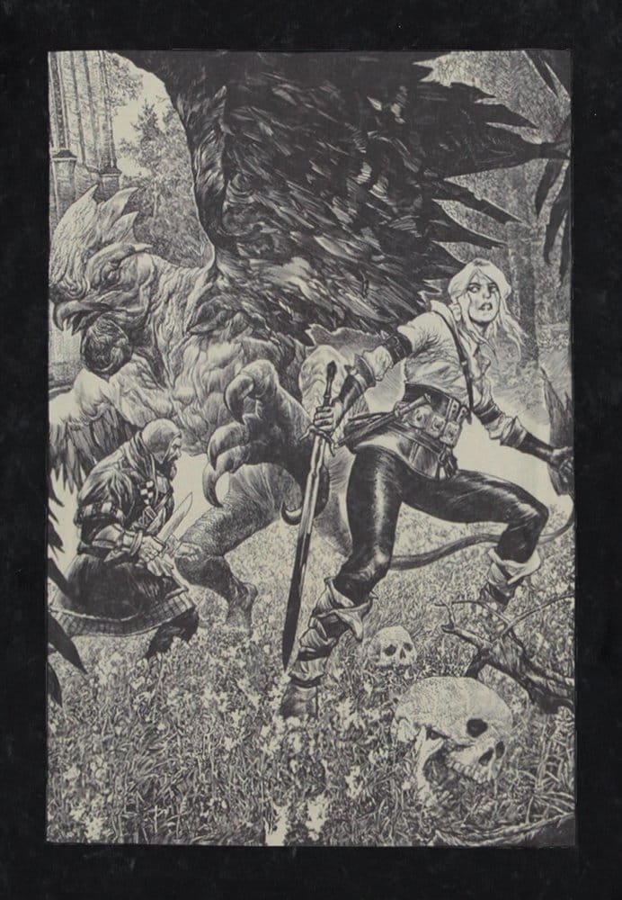 The Witcher T-Shirt Ciri and the Basilisk L Image 2