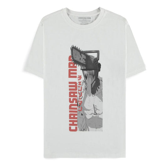 Chainsaw Man T-Shirt Chainsaw Man White  Größe L Image 1