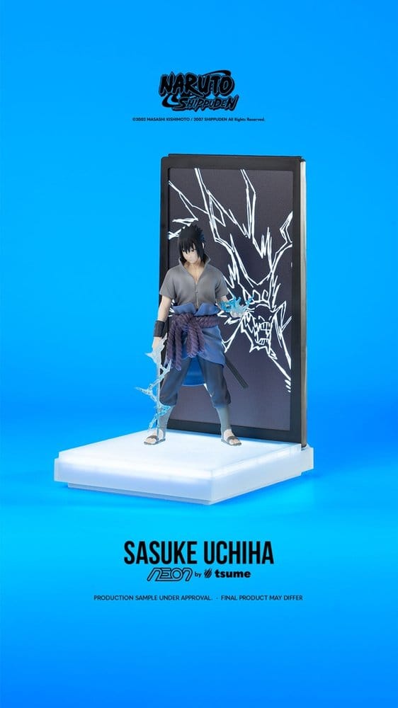 Naruto Neon Figur 1/9 Sasuke Uchiha 25 cm Image 3