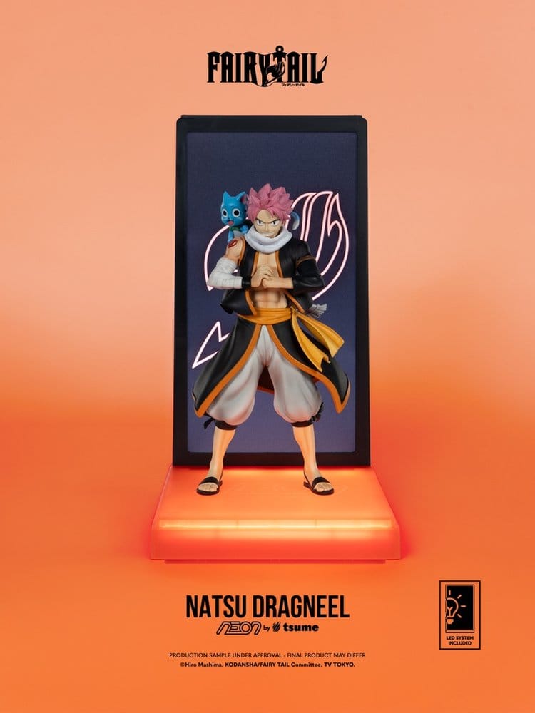 Fairy Tail Neon Figur 1/9 Natsu Dragneel 25 cm Image 1