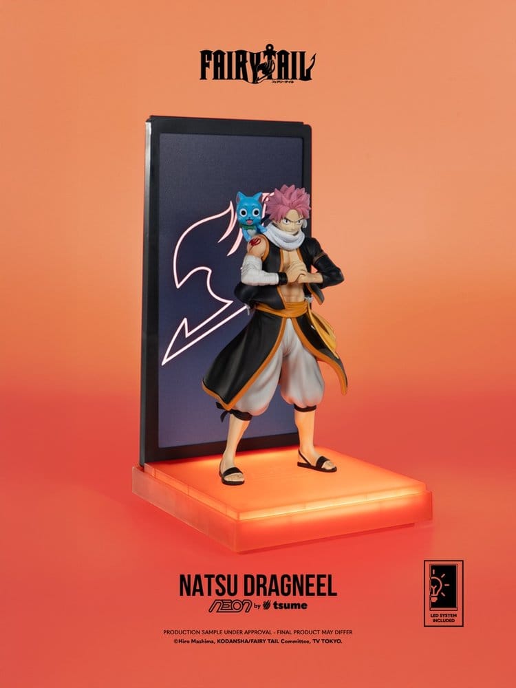 Fairy Tail Neon Figur 1/9 Natsu Dragneel 25 cm Image 4