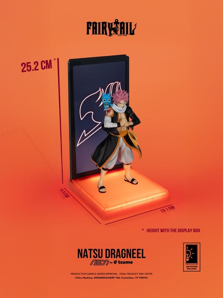 Fairy Tail Neon Figur 1/9 Natsu Dragneel 25 cm Image 5