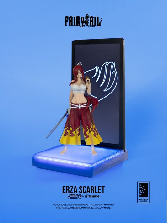 Fairy Tail Neon Figur 1/9 Erza Scarlet 25 cm Image 2