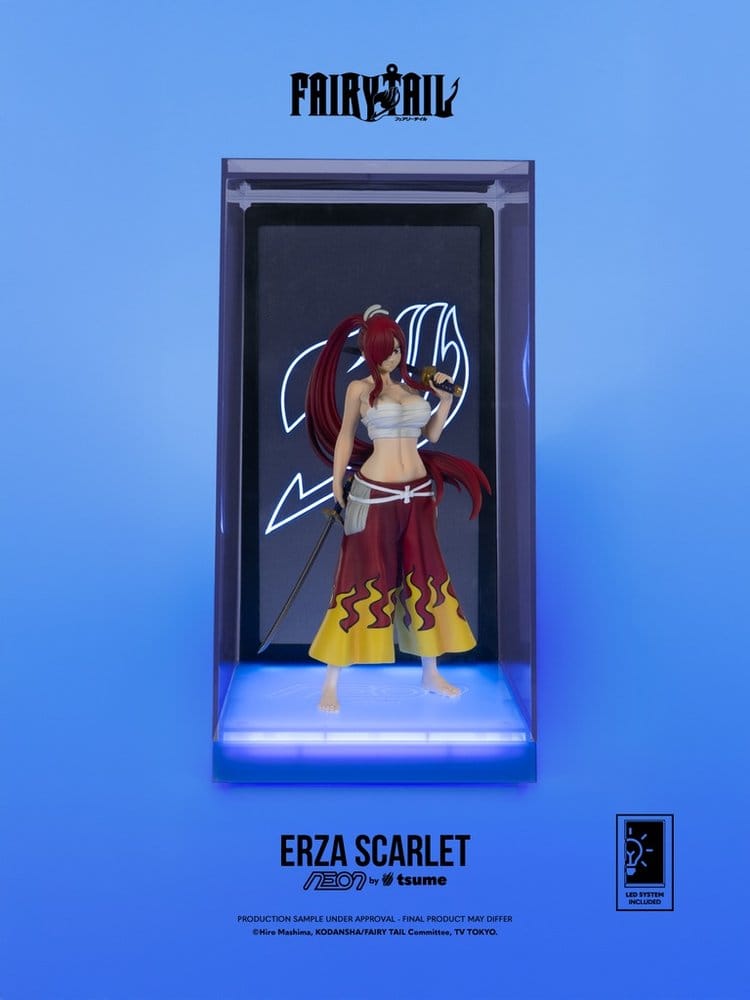 Fairy Tail Neon Figur 1/9 Erza Scarlet 25 cm Image 3