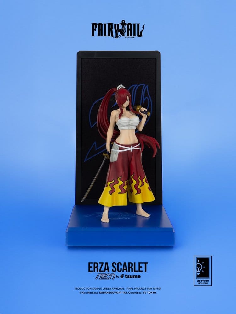 Fairy Tail Neon Figur 1/9 Erza Scarlet 25 cm Image 4