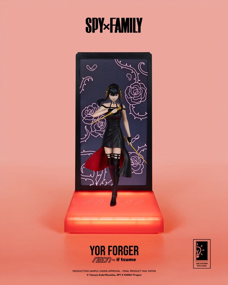 Spy x Family Neon Figur 1/9 Yor Forger 20 cm Image 3
