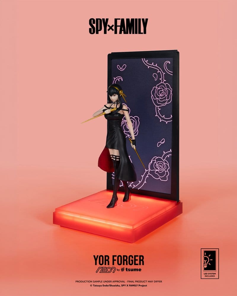Spy x Family Neon Figur 1/9 Yor Forger 20 cm Image 5