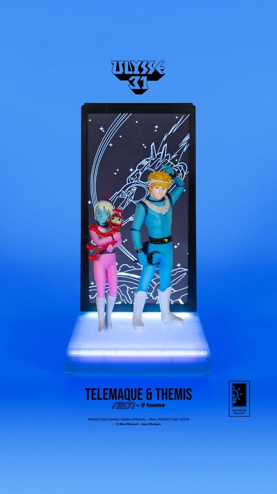 Ulysse 31 Neon Figur 1/9 Telemachus & Themis 20 cm Image 1
