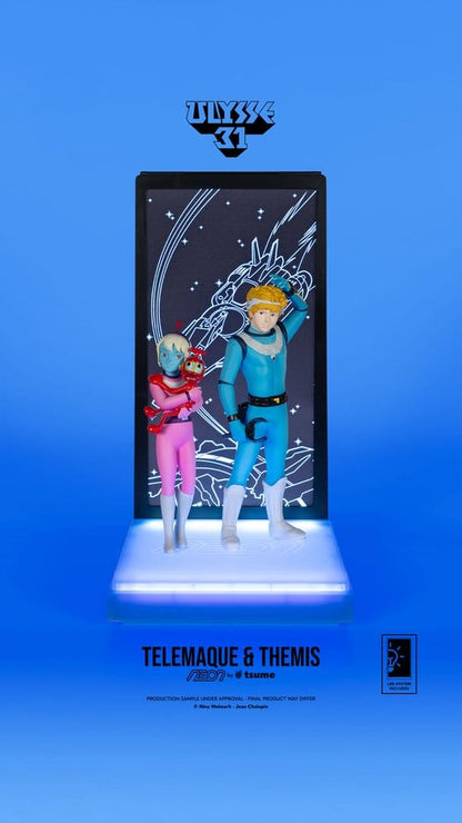Ulysse 31 Neon Figur 1/9 Telemachus & Themis 20 cm Image 1