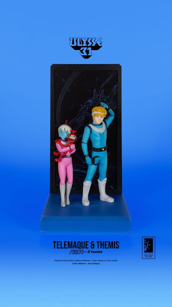 Ulysse 31 Neon Figur 1/9 Telemachus & Themis 20 cm Image 3