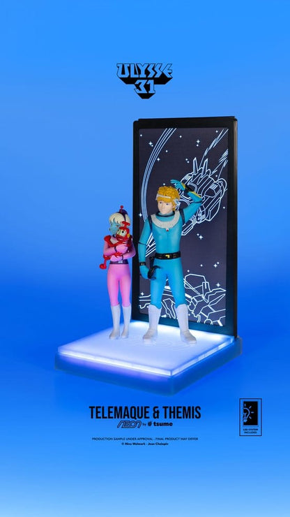 Ulysse 31 Neon Figur 1/9 Telemachus & Themis 20 cm Image 5