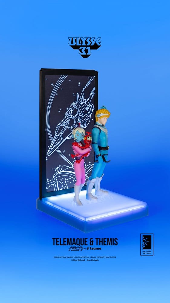 Ulysse 31 Neon Figur 1/9 Telemachus & Themis 20 cm Image 6