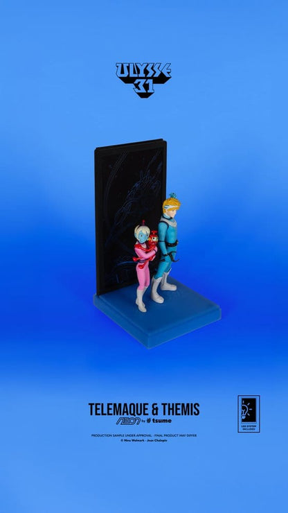 Ulysse 31 Neon Figur 1/9 Telemachus & Themis 20 cm Image 7