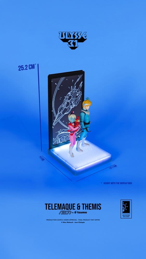 Ulysse 31 Neon Figur 1/9 Telemachus & Themis 20 cm Image 8