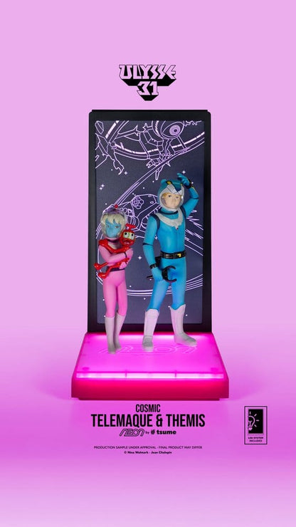 Ulysse 31 Neon Figur 1/9 Telemachus & Themis Cosmic Version 20 cm Image 3
