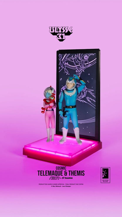 Ulysse 31 Neon Figur 1/9 Telemachus & Themis Cosmic Version 20 cm Image 5