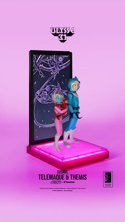 Ulysse 31 Neon Figur 1/9 Telemachus & Themis Cosmic Version 20 cm Image 6