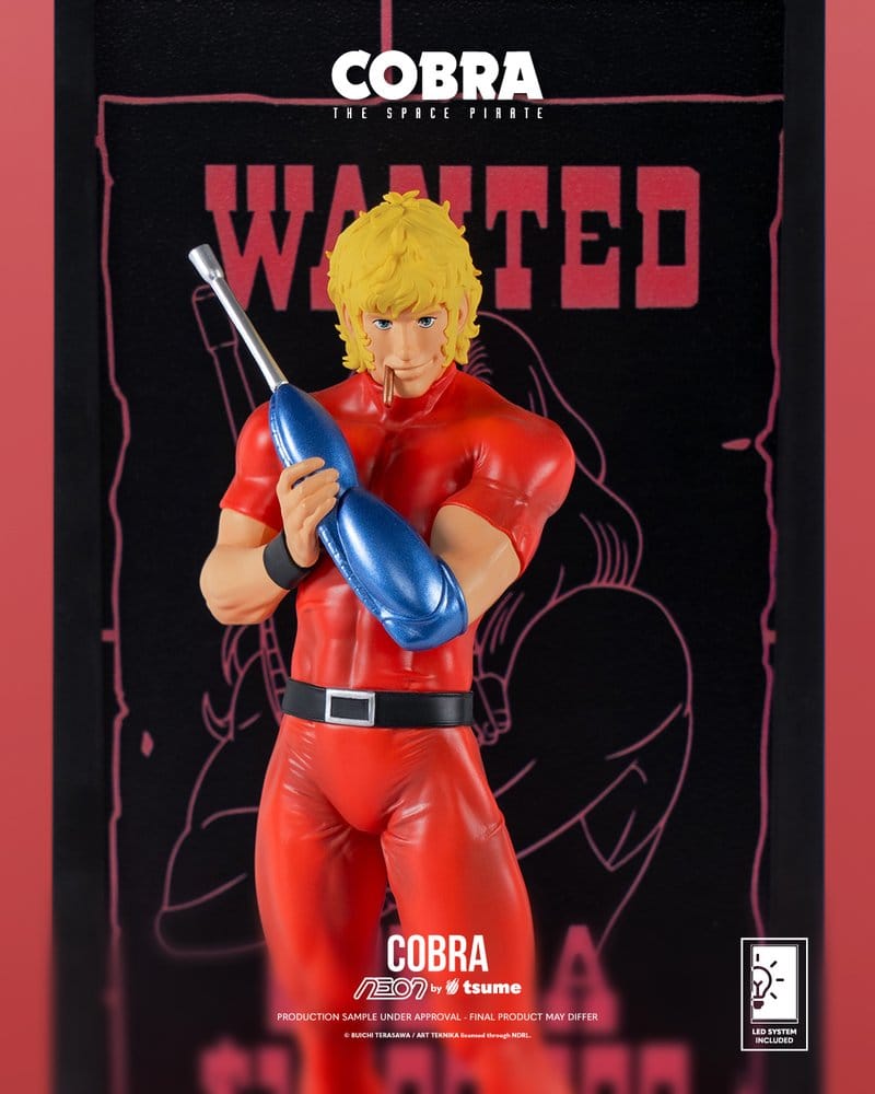 Cobra Neon Figur 1/9 Cobra The Space Pirate 20 cm Image 2