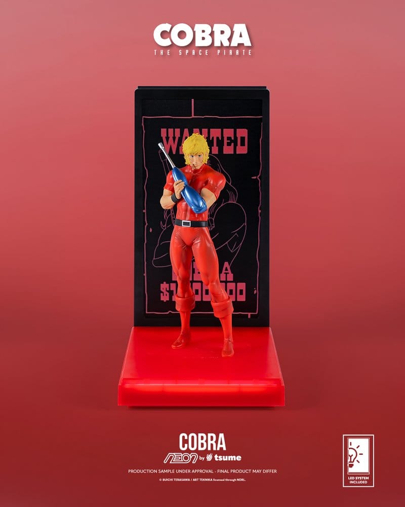 Cobra Neon Figur 1/9 Cobra The Space Pirate 20 cm Image 3