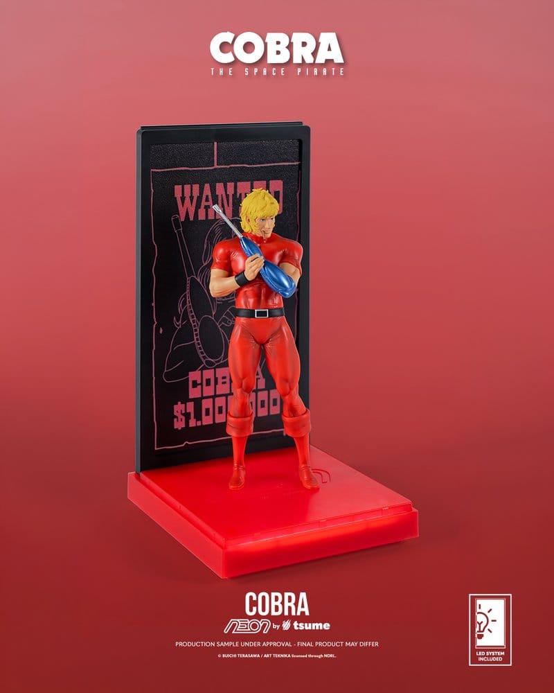Cobra Neon Figur 1/9 Cobra The Space Pirate 20 cm Image 6