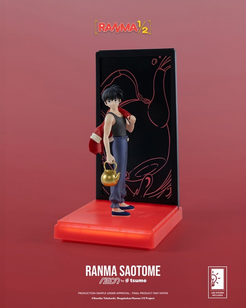 Ranma Neon Figur 1/9 Ranma Saotome Boy 20 cm Image 5