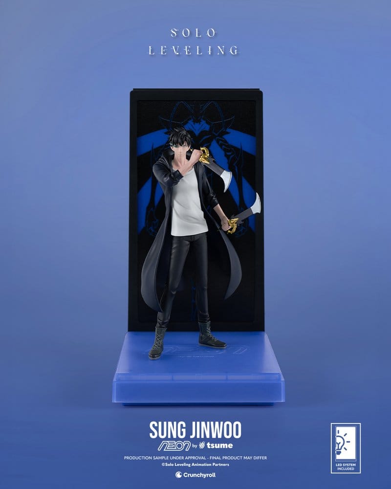 Solo Leveling Neon Figur 1/9 Sung Jinwoo 20 cm Image 1