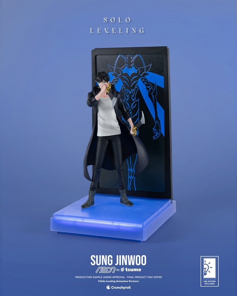 Solo Leveling Neon Figur 1/9 Sung Jinwoo 20 cm Image 5