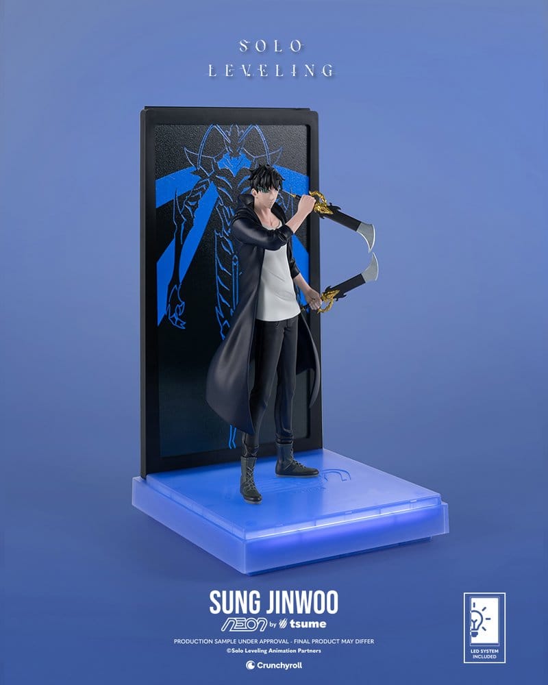 Solo Leveling Neon Figur 1/9 Sung Jinwoo 20 cm Image 6
